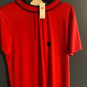 Banana Republic Size L Red Blouse